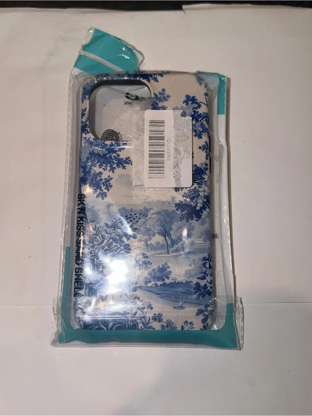 French Blue Toile pattern Pastoral scene Vintage Case for iPhone 14 Pro Max